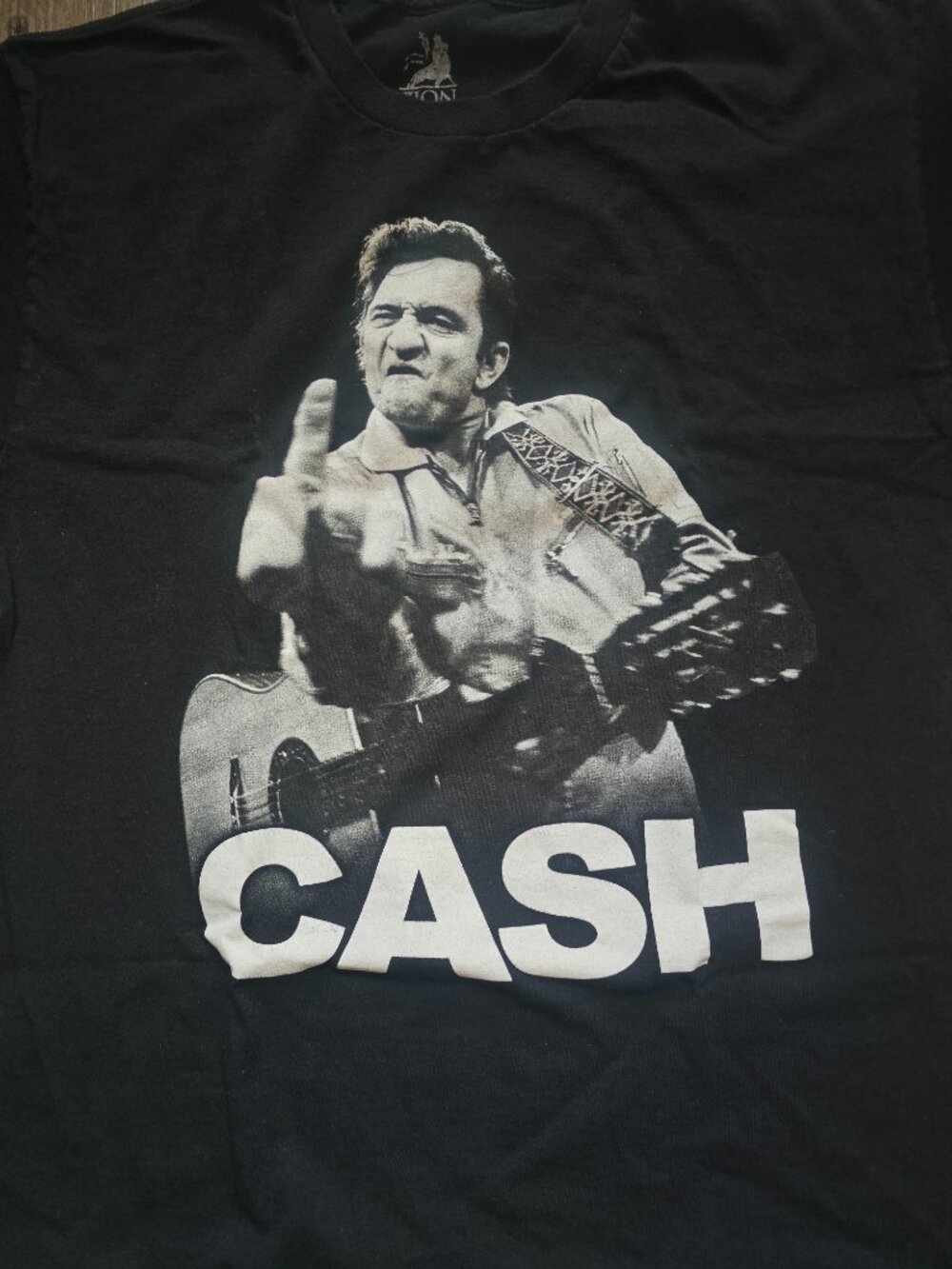 Johnny Cash Official San Quentin Graphic Tee Black Size Large - Picture 2 of 6